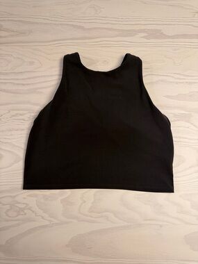 Athleta Purpose Crop Sports Bra in Olive Green M